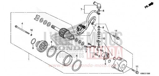 DEMARREUR MSX125AH de 2017